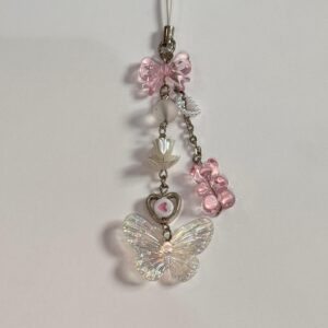Pink Gummy Bear Phone Charm
