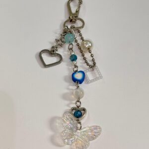 Blue Butterfly Keychain