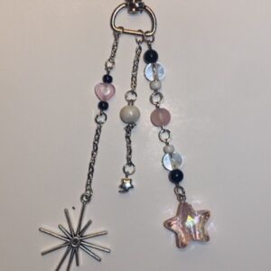 Pink Star Keychain